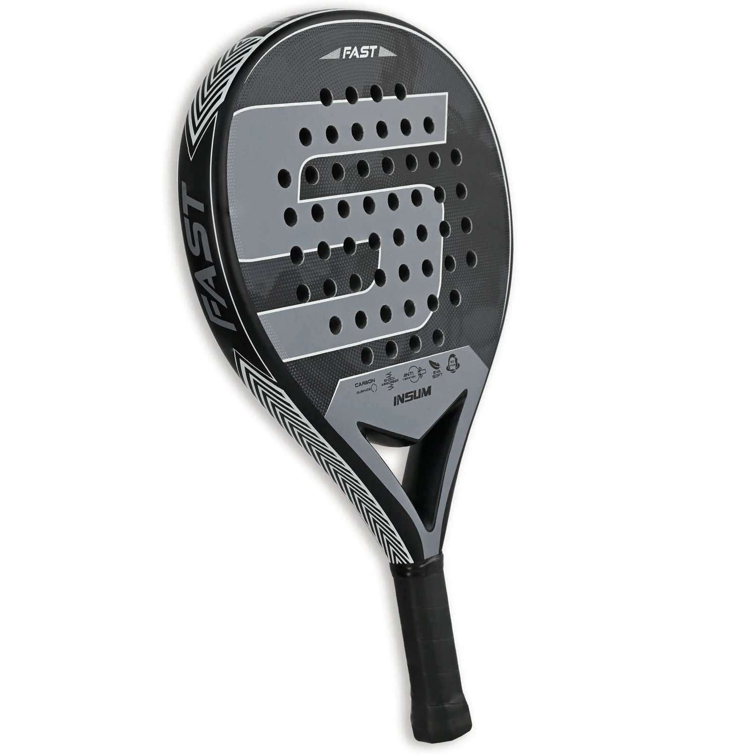 Raquette Padel Débutant Fibre Carbone & EVA