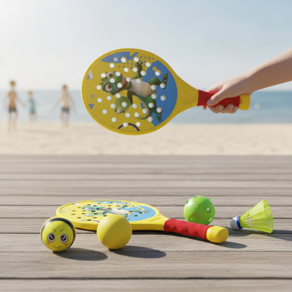 Kit Raquettes Padel Enfants : Jeu & Confort