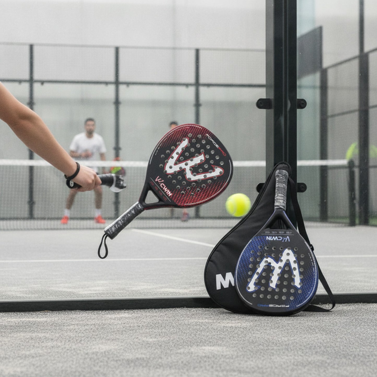Raquette Padel Carbone/Verre : Puissance & Confort